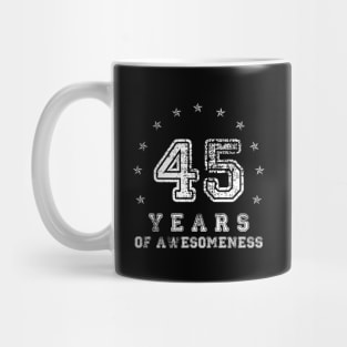 Vintage 45 years of awesomeness Mug